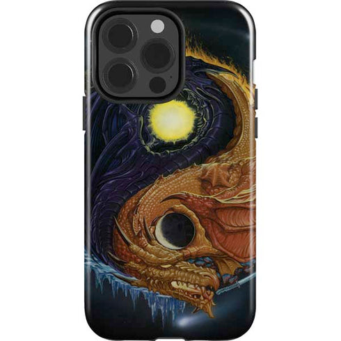 Yin Yang Dragon by Ed Beard Jr iPhone 15 Pro Impact Case